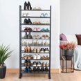 thumbnail image 4 of Costway 10-Tier Shoe Rack Space-saving Shoe Organizer W/Metal Frame Tower, 4 of 10