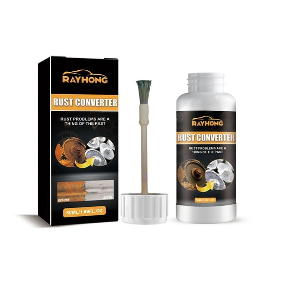 CHOK Laboratoire 2-en-1 Convertisseur de Rouille et Apprêt Métallique - Concentré Couvre jusqu'à - Qualité Industrielle à Base d'Eau - Reformer de Rouille Résistant aux UV et Inhibiteur - Aucune Couche de Finition Nécessaire - Fonctionne sur Surfa Humide