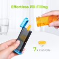 thumbnail image 4 of Sleek Weekly Pill Organizer 2 Times a Day with Double Moisture-Proof Design, Compact AM PM Box 7 Day, Case, Large Container for Medication, Vitamins, Fish Oils, Supplements -, 4 of 4