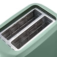 thumbnail image 2 of Mainstays 2-Slice Toaster with 6 Shade Settings and Removable Crumb Tray, Green Sage, 2 of 8