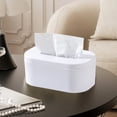 thumbnail image 4 of Tissue Cover Box with Cellphone Holder Facial Paper Organizer for Kitchen Bathroom Vanity Countertop Bedroom Dresser Gift, 4 of 6