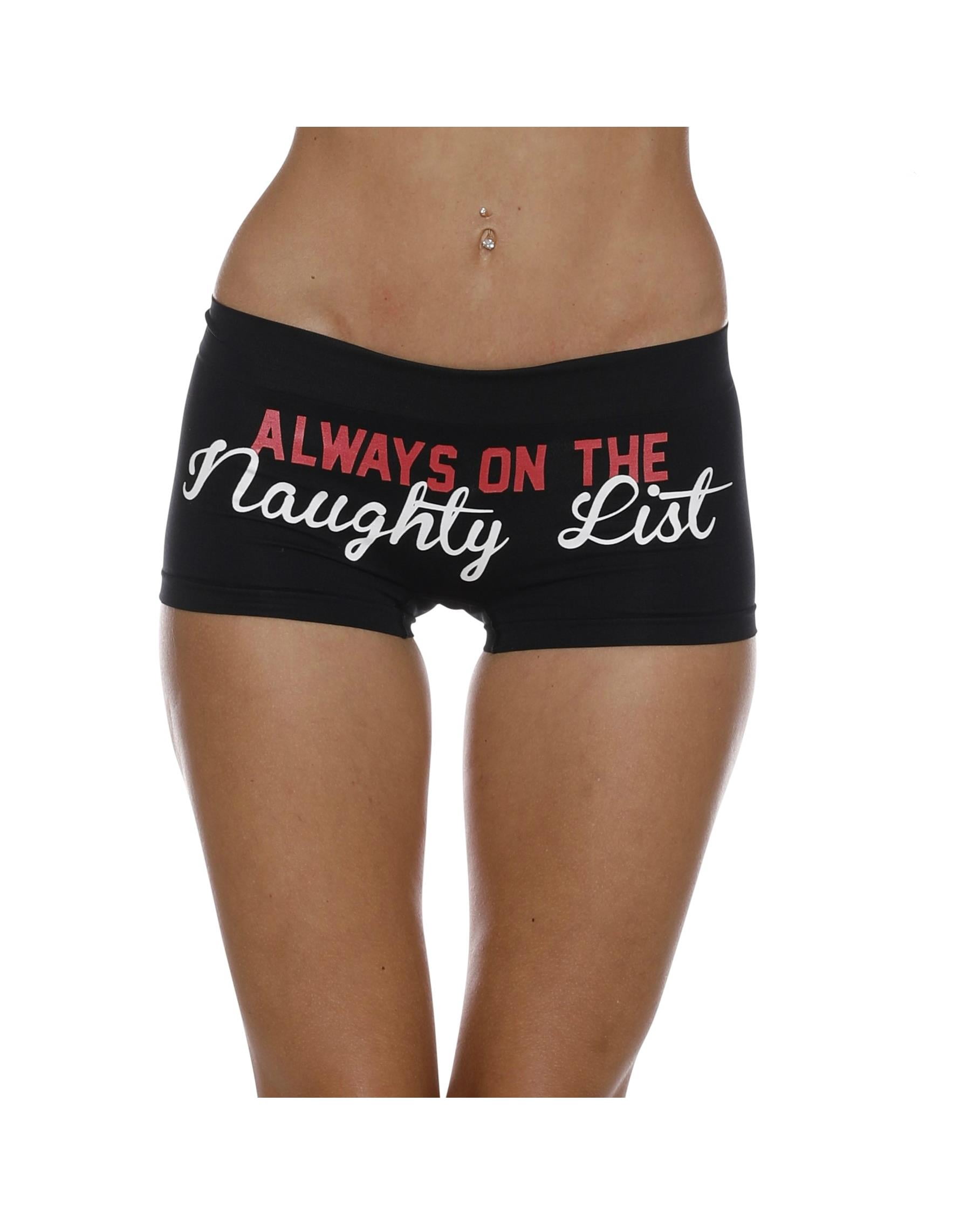 Secret Santa Culottes Aguichant pour Femmes Lingerie Noël Stylée Confortable Designer Unde