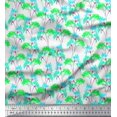 thumbnail image 1 of Soimoi Poly Georgette Fabric Flower Watercolor Decor Fabric Printed Yard 42 Inch Wide, 1 of 3