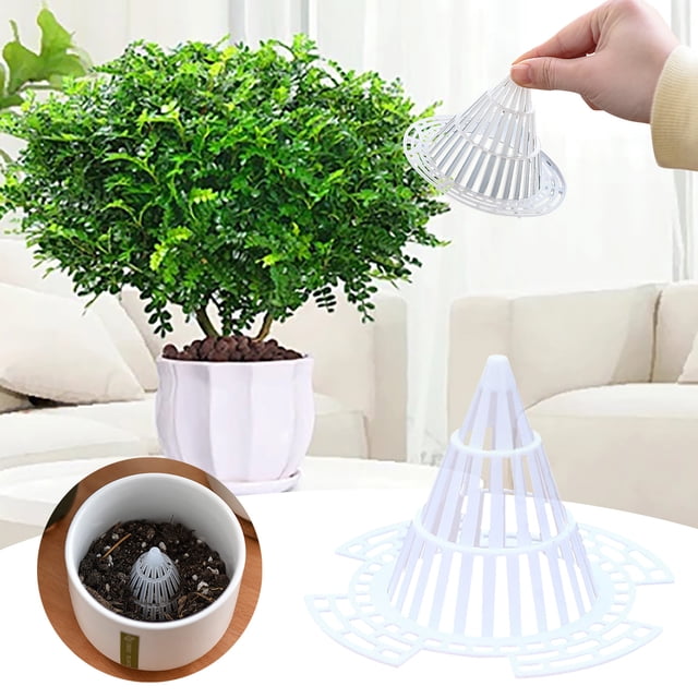 Plastic Mesh Pads for Orchid Pots - Leak-Proof Bottom Covers for Succulent Planters with Breathable Holes to Prevent Root Rot