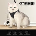 thumbnail image 3 of Labymos Harnais de Chat Laisse Escape-proof Léger Respirant Réglable Doux Chien Animal Gilet, 3 of 8