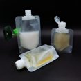 thumbnail image 1 of 12 Pcs Stand-up Empty Packaging Bags Portable Travel Liquid Clear Plastic Empty Packaging Bag, 1 of 9