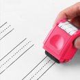 thumbnail image 4 of Race Track Stamp Self Inking Line Road Stamp Roller Handwriting Lines Practice Roller Stamp Race Track Stamp Roller Car Track Stamp Roller Rolling Teacher For Kids, 4 of 4