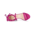thumbnail image 4 of BLISSFUL STEP Women's Solid Color Strap Block Heel Lace up Sandals, 4 of 7