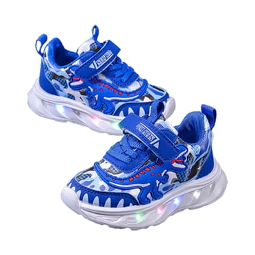 Espadrilles pour Filles pour Tout-Petits Lumineuses Chaussures de Marche Antidérapantes Confortables Respirantes Décontractées pour Jeux Extérieurs