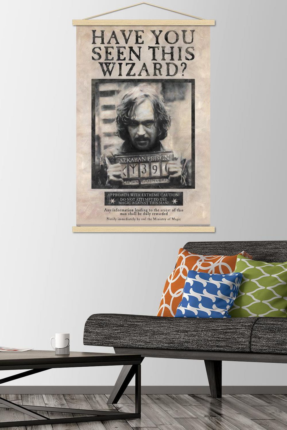 Le monde des sorciers: Harry Potter - Sirius Black Wanted Poster
