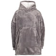 thumbnail image 1 of Trespass Oversized Blanket Hoodie with Sherpa Fleece Inner, Giant Adult Blanket Fleece Throw Sweatshirt For Men Women Unisex, Packs into Drawstring Bag Cosiness, 1 of 3