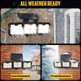 thumbnail image 4 of Bell + Howell Bionic Floodlight Max Solar Powered 1000 Lumens Motion Sensor Outdoor Security Light with Stake and Wall Mount, 4 of 9