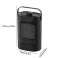thumbnail image 3 of Penkiiy Electric Space Heater Large Room for Office Indoor, Mini Portable Personal Fast Heating Ceramic Space Heater with Oscillating&Overheat Protection, 3 of 6