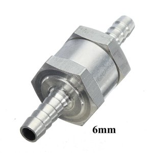 6/8/10/12mm Fuel Non Petrol Aluminium Alloy One Way Air Compressor Tire Inflator Attachment Air Hose Tire Inflator with Gauge Air Compressor Tire Inflator with Gauge Tool Accessories