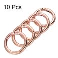 thumbnail image 3 of Unique Bargains 35x25x5mm Round Zinc Alloy Spring Gate O Ring Snap Clip Buckle, Rose Gold 10 Pack, 3 of 5