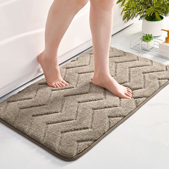 Soft And Comfortable Bathroom Floor Mat Bathroom Door Mat Bathroom Water Absorption And Non Slip Foot Mat
