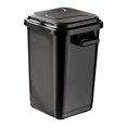 thumbnail image 2 of DimyFew Trash Can Garbage Can Rectangular Waste Bin Double Handle Rubbish Container Spacious Design Tall Ergonomic Sturdy PP Suitable for Indoor Outdoor Kitch With Lid Size L, 2 of 8