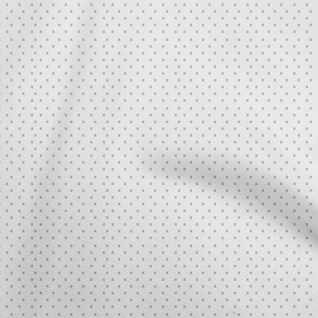 oneOone Viscose Chiffon White Fabric Geometric Sewing Craft Projects Fabric Prints By Yard 42 Inch Wide