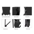 thumbnail image 3 of Portable Folding Camping Chair, Stable Support, 330lb Load Bearing Portable Chair with Foldable Design, Wide Application, Side Pocket, Back Strap, 3 of 7