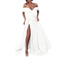 thumbnail image 2 of Ketyyh-chn99 Robes d'Été pour Femmes Décontractées Robe de Cocktail Robe Maxi Soirée Élégante Robes Formelles Robe de Soirée pour Invitée de Mariage Blanc, TG, 2 of 4