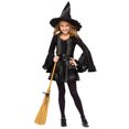 thumbnail image 1 of Girls Black Witch Costume, 1 of 1