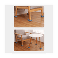 thumbnail image 4 of 32 Pack Furniture Risers Bed Risers Desk Leg Risers,1.38 Inch Stackable Adjustable Heavy Duty Bed Lifts, 4 of 7