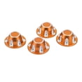 thumbnail image 3 of Wheel Hubcaps,  Wheel Hub Dust   For 1/6 RC Car Orange, 3 of 8