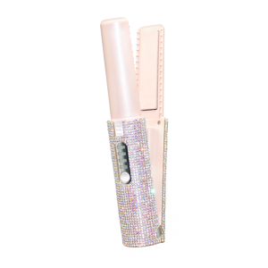 2X 2-In-1 Electric USB Hair Straightening Brush Straightener Flat Iron Multifunctional Comb Straightening Styler