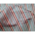 thumbnail image 3 of oneOone Silk Tabby Fabric Multicolor Stripe Decor Fabric Printed BTY 42 Inch Wide, 3 of 3