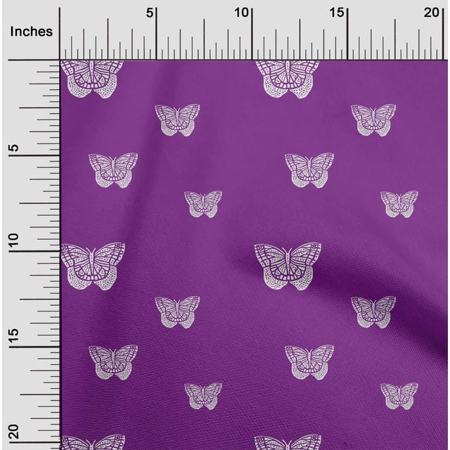 oneOone Polyester Lycra Fabric Block Printed Craft Fabric BTY 56 Inch Wide