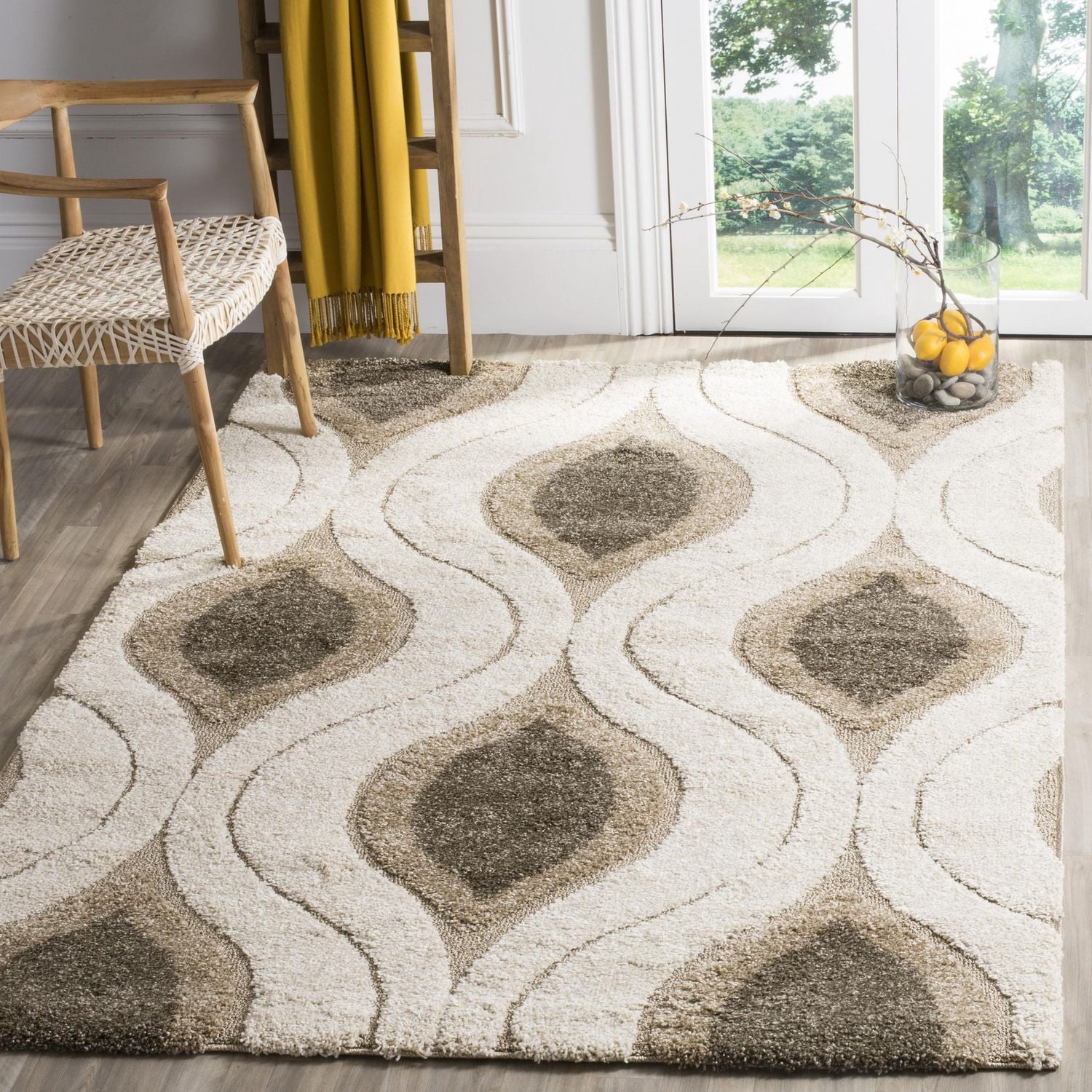 Safavieh Florida Declan Tapis Géométrique Shag