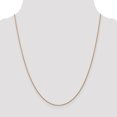 thumbnail image 2 of 14K Rose Gold Diamond Cut Rose Gold 1.00mm Spiga Chain 16 Inch, 2 of 4