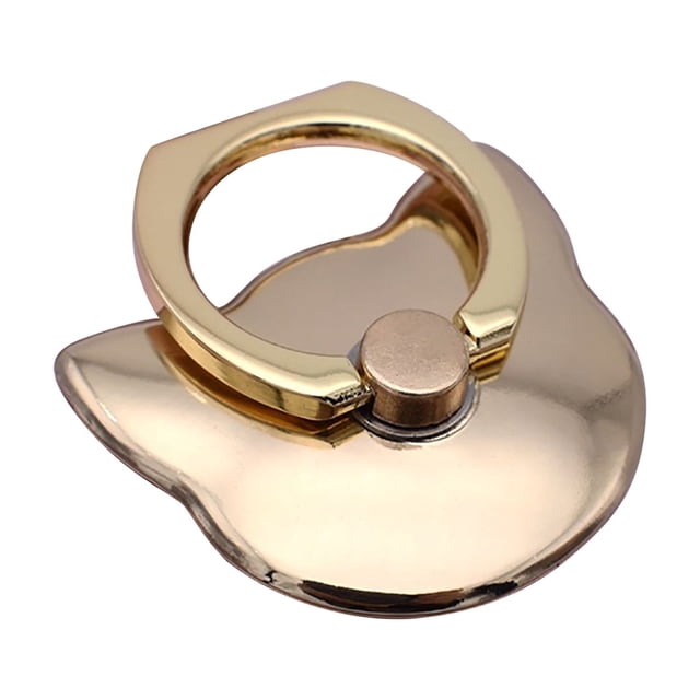 Metal Phone Ring Holder - 360° Rotating Finger Grip & Kickstand - Universal for Smartphones