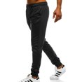 thumbnail image 4 of Innerwin Trousers Drawstring Men Bottoms Sport High Waisted Casual Pants Black S, 4 of 7