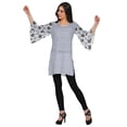 thumbnail image 3 of Moomaya Kurta Court Imprimé Kimono Tunique à Manches pour Femmes Tenue d'Été Kurti pour Dames, 3 of 5