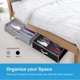 thumbnail image 4 of Hold N' Storage Extra Large Underbed Shoe Storage Organizer, Set of 2 Black, 4 of 10
