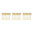 thumbnail image 1 of Youkk Ensemble de 6 Pcs Cuillères de Service Durables en Acier Inoxydable Ensembles pour Acier Inoxydable Durable Ensemble Cuillères en Acier Inoxydable Doré 3Ensemble, 1 of 6