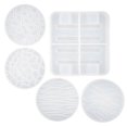 thumbnail image 1 of Epoxy Resin Coaster Mold Food Grade Silicone Coaster Craft Reusable DIY Coaster Casting Mold Kit for Jewelry Making Home Decoration, 1 of 9