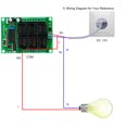 thumbnail image 3 of 433Mhz DC 12V 6-channel Universal 10A Relay Wireless RF Remote Control Switch Receiver Module and 3 6-button RF 433 Mhz Transmitter Fixed Code (2262 Chip) Remote Control Smart Home Automation, 3 of 8