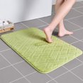 thumbnail image 3 of Yhmxh Rug,Carpet,Bath Mat,Door Mat Thickened Slow Antimissile Foam Fleece Absorbent Floor Mat Kitchen Mat Bathroom Non-slip Mat 50x80cm Carpet Rug, 3 of 6