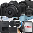 thumbnail image 1 of Canon EOS R50 Appareil Photo Sans Miroir avec Objectif RF-S 18-45mm + 18-150mm + Carte Mémoire 128 Go + Étui + Ensemble d'Accessoires ZeeTech, 1 of 8