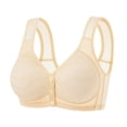 thumbnail image 1 of Yuyuzo Front Closure Bras for Women Plus Size Wireless Full Coverage Breathable Push up Daily Bras, 1 of 3