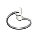thumbnail image 4 of Fashion 26 English Letter Opening Rings Stainless Steel Girls Love Retro Jewelry, 4 of 9