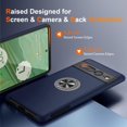 thumbnail image 5 of KOMI for Google Pixel 7 Pro Case, Slim Fit Case for Pixel 7 Pro with Ring Holder Kickstand,[Military Grade Drop Tested] Dual Layer Shockproof Protective Phone Case for Pixel 7 Pro 6.7", Blue, 5 of 5