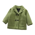thumbnail image 1 of SHTXOZHI Manteau Robe Garçon Fille Manches Longues Trench-Coat Automne Hiver 1-6 Ans, 1 of 5
