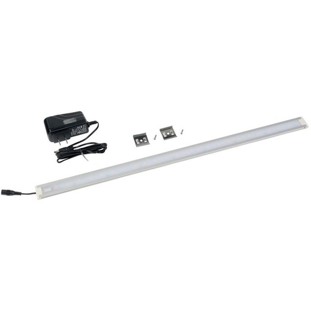 Sauder Select Kit d'Éclairage LED Métal Verre Non Fini Clair Économie d'Énergie