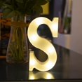 thumbnail image 1 of LED Letter Lights Alphabet Light Up Sign for Night Light Home Party Birthday Wedding Bar Decoration A, 1 of 8