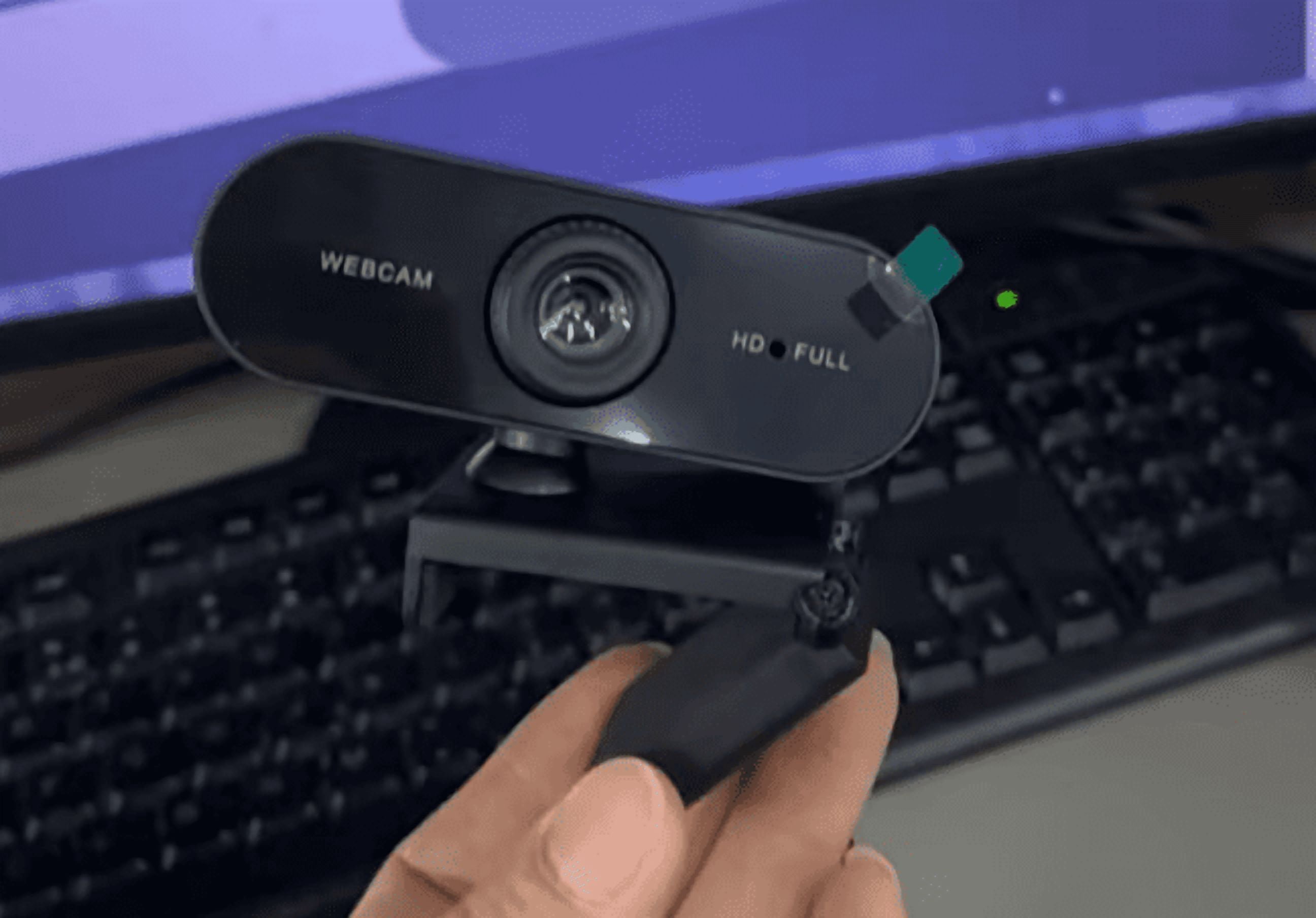 1080P Megapixels USB Webcam, Xinsrenus Built-In Sound-Absorbing Microphone Computer Camera, HD Auto Focus Flexible Stand Webcam for PC Laptop Desktop Video Conferencing