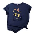 thumbnail image 1 of T-Shirts à Manches Courtes pour Femmes T-Shirts Décontractés pour Femmes à Imprimé Graphique Floral T-Shirt à Manches Courtes pour Enseignante Hauts T-Shirts pour Femmes Décontractés, 1 of 4