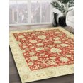 thumbnail image 2 of Ahgly Company Indoor Rectangle Abstract Bright Orange Oriental Area Rugs, 6' x 9', 2 of 6